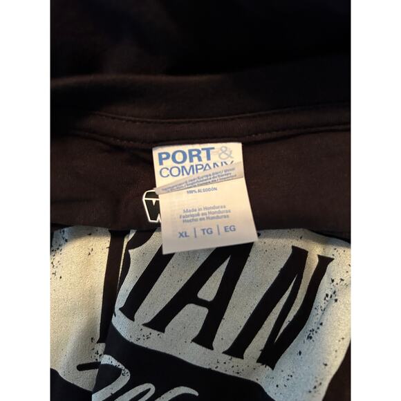 NWOT Port and Company Men's Cut Black T Shirt Dadalorian Father's Day Size XL - Picture 3 of 5